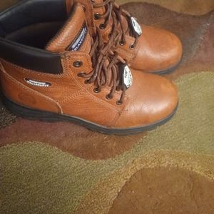 Sketchers steel toe work boots